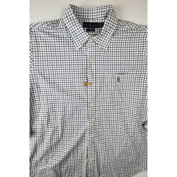 Ralph Lauren Slim Fit Stretch Oxford Shirt Mens XXL Button Down Long Sleeve - Picture 2 of 7